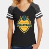 Women's Game V Neck Tee Thumbnail