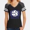Women's Game V Neck Tee Thumbnail