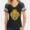 Women's Game V Neck Tee Thumbnail