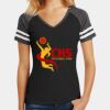 Women's Game V Neck Tee Thumbnail
