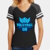 Women's Game V Neck Tee Thumbnail