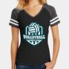 Women's Game V Neck Tee Thumbnail