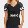 Women's Game V Neck Tee Thumbnail