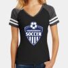 Women's Game V Neck Tee Thumbnail