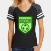 Women's Game V Neck Tee Thumbnail