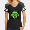 Women's Game V Neck Tee Thumbnail
