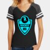 Women's Game V Neck Tee Thumbnail