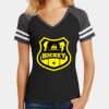 Women's Game V Neck Tee Thumbnail