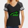 Women's Game V Neck Tee Thumbnail