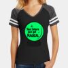 Women's Game V Neck Tee Thumbnail