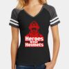 Women's Game V Neck Tee Thumbnail