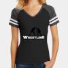 Women's Game V Neck Tee Thumbnail