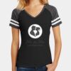 Women's Game V Neck Tee Thumbnail