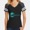 Women's Game V Neck Tee Thumbnail