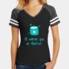 Women's Game V Neck Tee Thumbnail