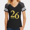 Women's Game V Neck Tee Thumbnail