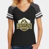 Women's Game V Neck Tee Thumbnail