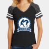 Women's Game V Neck Tee Thumbnail