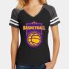 Women's Game V Neck Tee Thumbnail