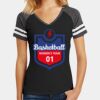 Women's Game V Neck Tee Thumbnail