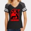 Women's Game V Neck Tee Thumbnail