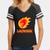 Women's Game V Neck Tee Thumbnail