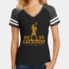 Women's Game V Neck Tee Thumbnail