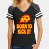 Women's Game V Neck Tee Thumbnail