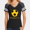 Women's Game V Neck Tee Thumbnail