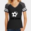 Women's Game V Neck Tee Thumbnail