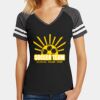 Women's Game V Neck Tee Thumbnail