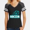 Women's Game V Neck Tee Thumbnail