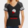 Women's Game V Neck Tee Thumbnail