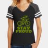Women's Game V Neck Tee Thumbnail