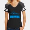 Women's Game V Neck Tee Thumbnail