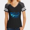 Women's Game V Neck Tee Thumbnail