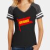 Women's Game V Neck Tee Thumbnail