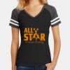 Women's Game V Neck Tee Thumbnail