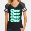 Women's Game V Neck Tee Thumbnail