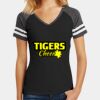 Women's Game V Neck Tee Thumbnail