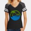 Women's Game V Neck Tee Thumbnail
