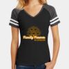 Women's Game V Neck Tee Thumbnail