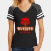 Women's Game V Neck Tee Thumbnail