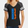 Women's Game V Neck Tee Thumbnail