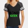 Women's Game V Neck Tee Thumbnail