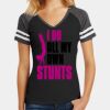 Women's Game V Neck Tee Thumbnail