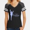 Women's Game V Neck Tee Thumbnail