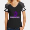 Women's Game V Neck Tee Thumbnail