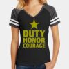 Women's Game V Neck Tee Thumbnail