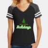 Women's Game V Neck Tee Thumbnail